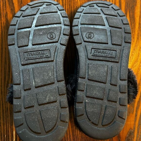 Makalu women’s 6m fur-lined boot black buckle booties - Picture 7 of 9